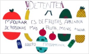 Fruta versus bricks azucarados