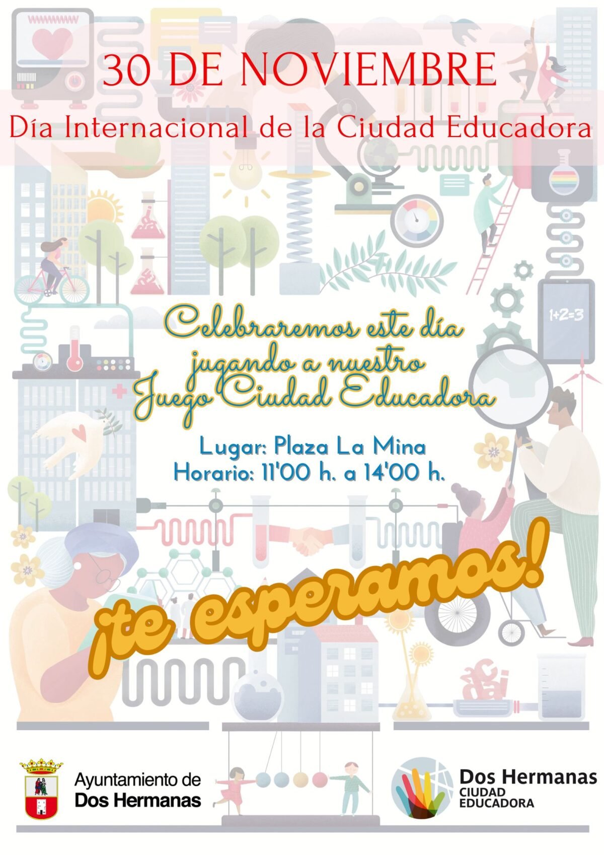 Juego Ciudad Educadora en la Plaza La Mina