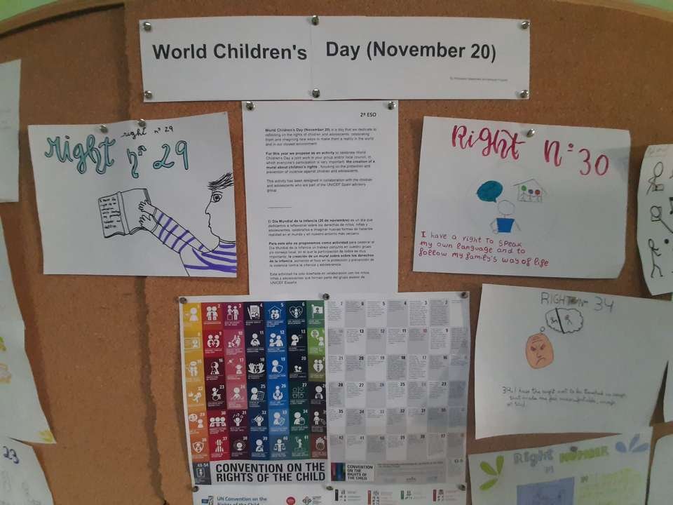 20N. Día Mundial de la Infancia y Adolescencia - Actividades centro