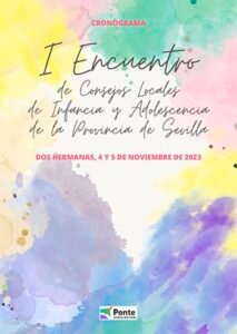 Cronograma I Encuentro estatal de participación infantil y adolescente