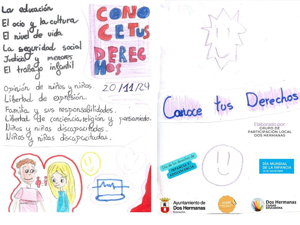 Folletos 20N. Día Mundial de la Infancia y Adolescencia