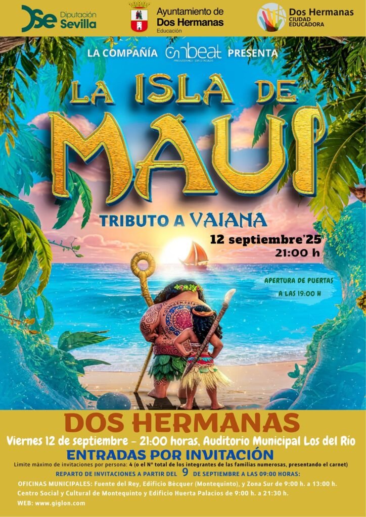 Espectáculo Musical para toda la familia “La isla de Maui. Tributo a Vaiana”