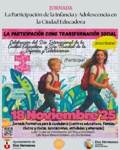 Jornada: La Participación de la Infancia y Adolescencia en la Ciudad Educadora