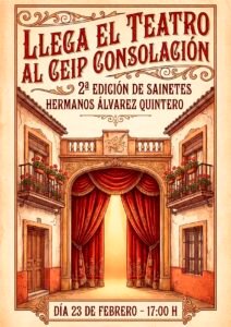 Llega el teatro al CEIP Consolación con la 2ª edición de sainetes de los Hermanos Álvarez Quintero