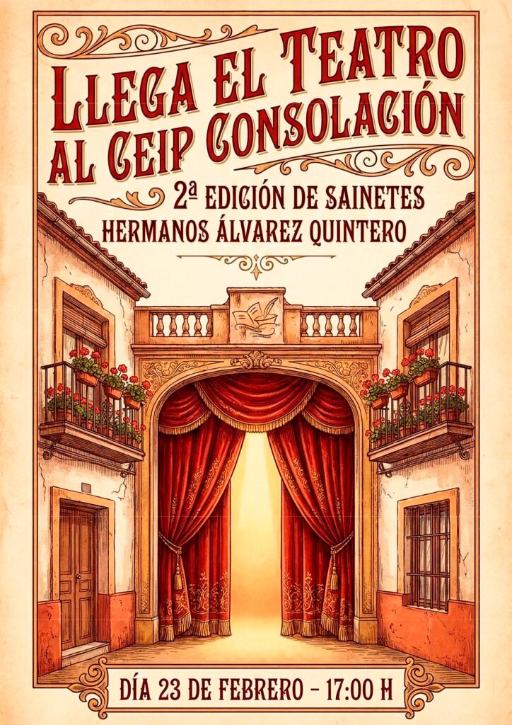 Llega el teatro al CEIP Consolación con la 2ª edición de sainetes de los Hermanos Álvarez Quintero