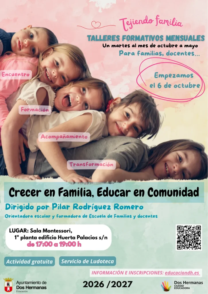 Taller Crecer en Familia, Educar en Comunidad 2026–2027